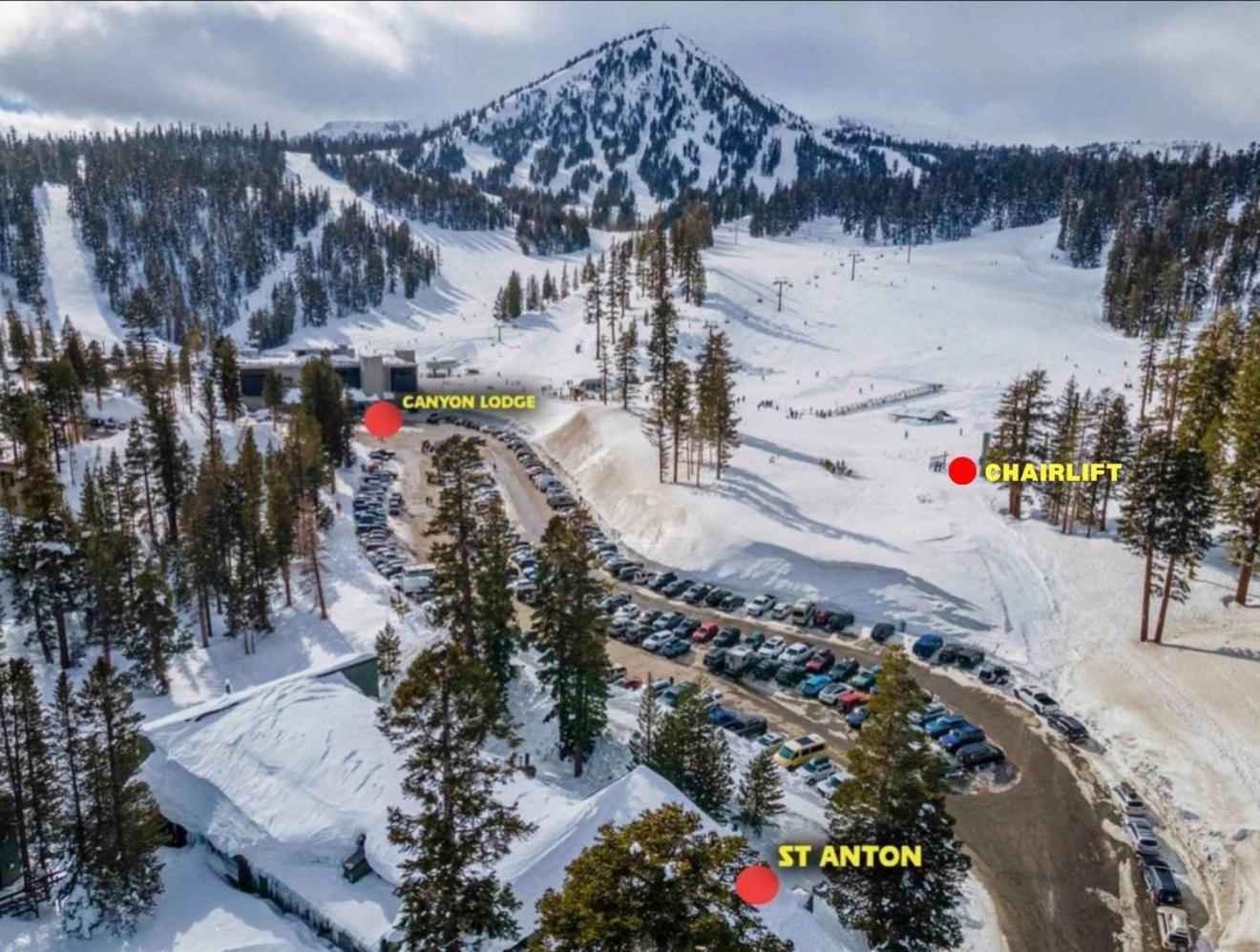 Fully Renovated! St Anton #17 Ski In Ski Out 1 Bedroom 1 Bathroom Condo! Sleeps Up To 4! Mammoth Lakes Eksteriør bilde